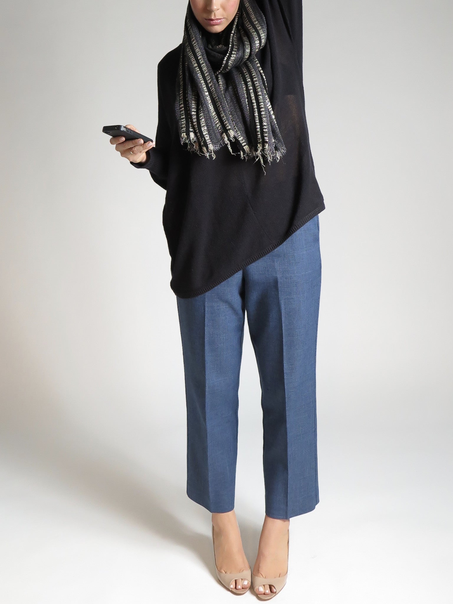 Z Inky Open Sweater