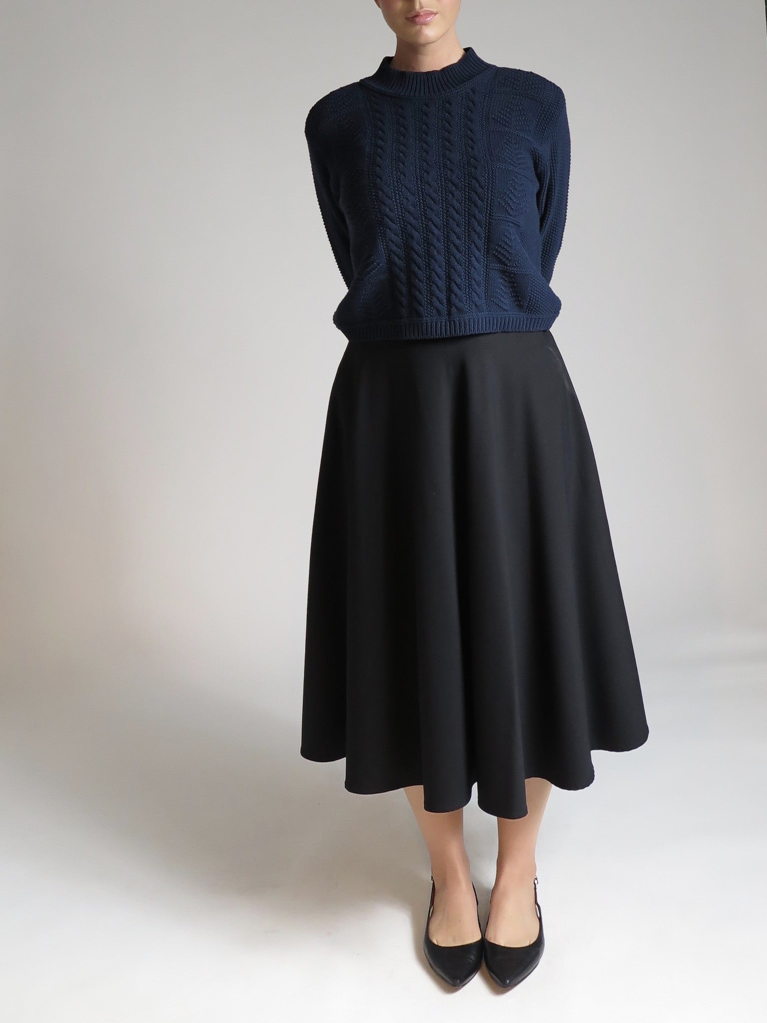 Cropped Mockneck