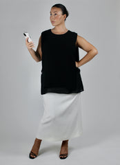 Black Split Tunic