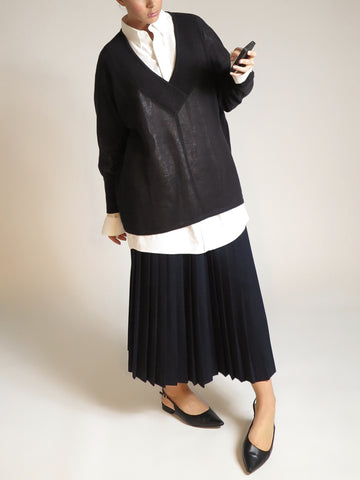 Z Inky Open Sweater