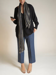 Faux Denim Pants