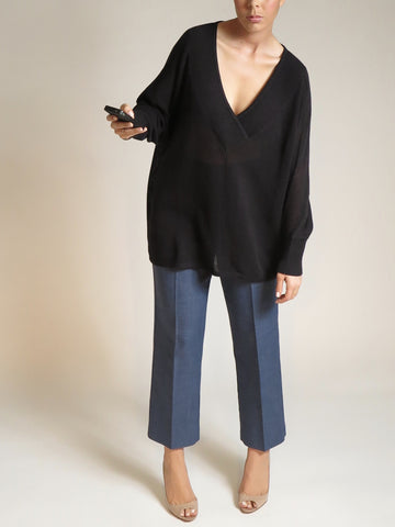 Z Inky Open Sweater