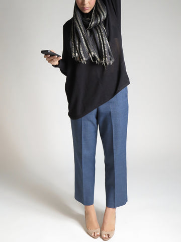 Faux Denim Pants