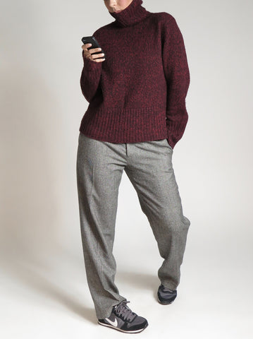 Currant Turtleneck