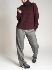 Currant Turtleneck