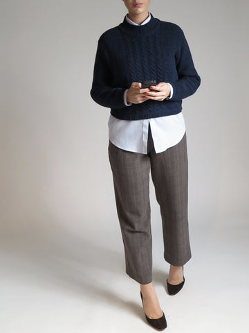 Cropped Mockneck