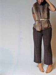 Z Taupe Fox Stole