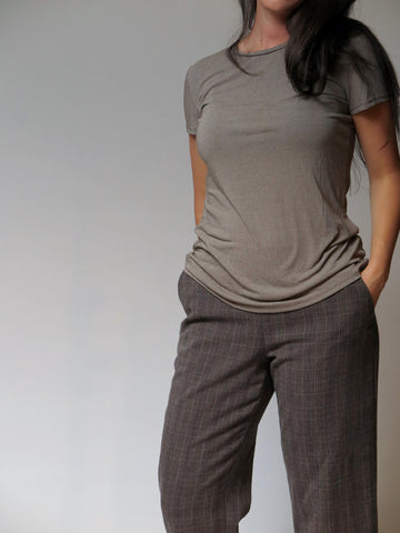 Z Basic Taupe Tee