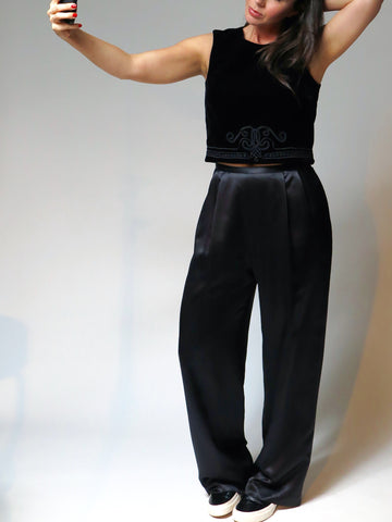 Silk Wide Legs