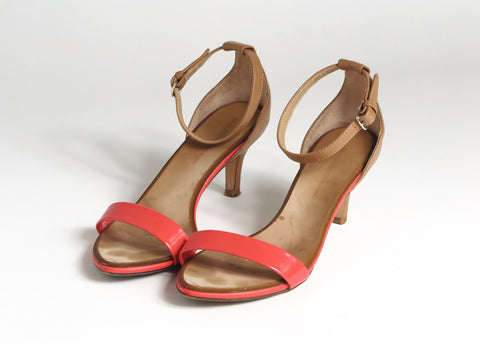 Y Neon Strappy Heels
