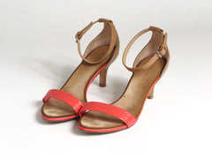 Y Neon Strappy Heels