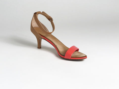 Y Neon Strappy Heels