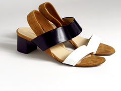Y Color Blocked Heels