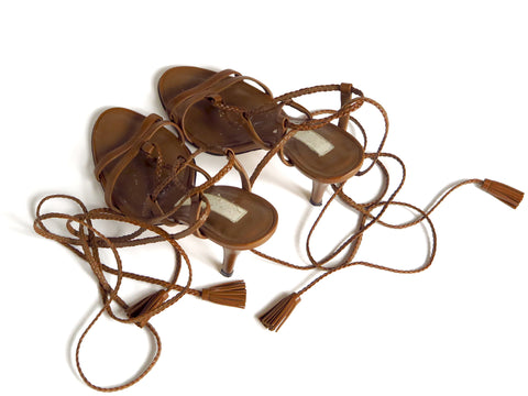 Y Leather Wrap Arounds