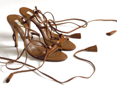 Y Leather Wrap Arounds