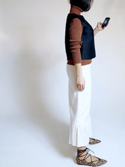 Silk Rust Turtleneck