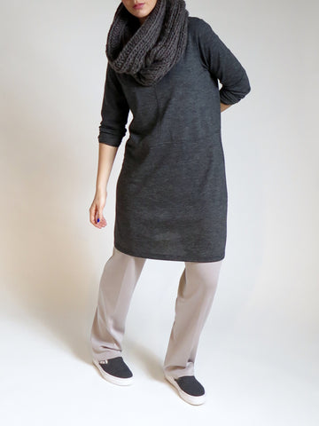 Silver Knit Pants